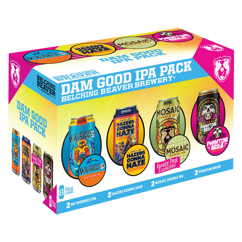 Belching Beaver Dam Good Ipa Pack (8Pkc 16 Oz)