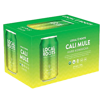 Local Roots Hard Kombucha Cali Mule 6pk 12oz Can