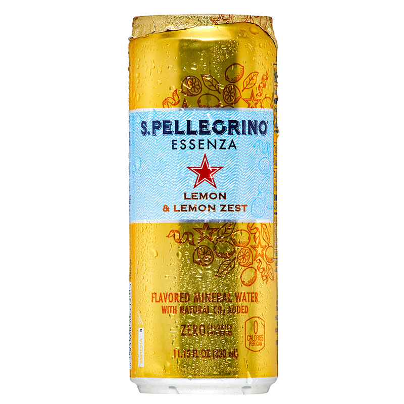 San Pellegrino Lemon and Lemon Zest Essenza Flavored Mineral Water