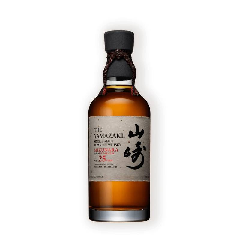 Yamazaki Mizunara Cask Aged 25 Year 700ml - Yamazaki – BevMo!