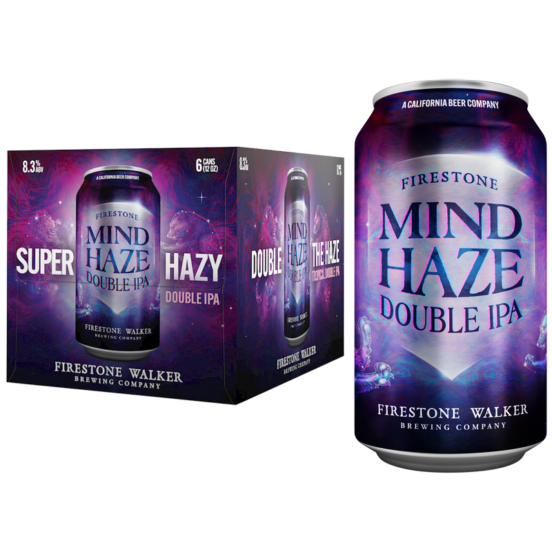 Firestone Walker Double Mind Haze IPA 6pk 12oz Can 8.3% ABV