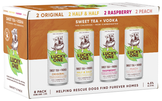 Lucky One Sweet Tea 8pk 12oz Can - Lucky One – BevMo!