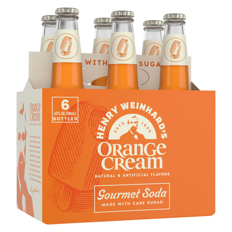 Henry Weinhard's Orange Cream Soda 6pk 12oz Btl - Henry Weinhard's
