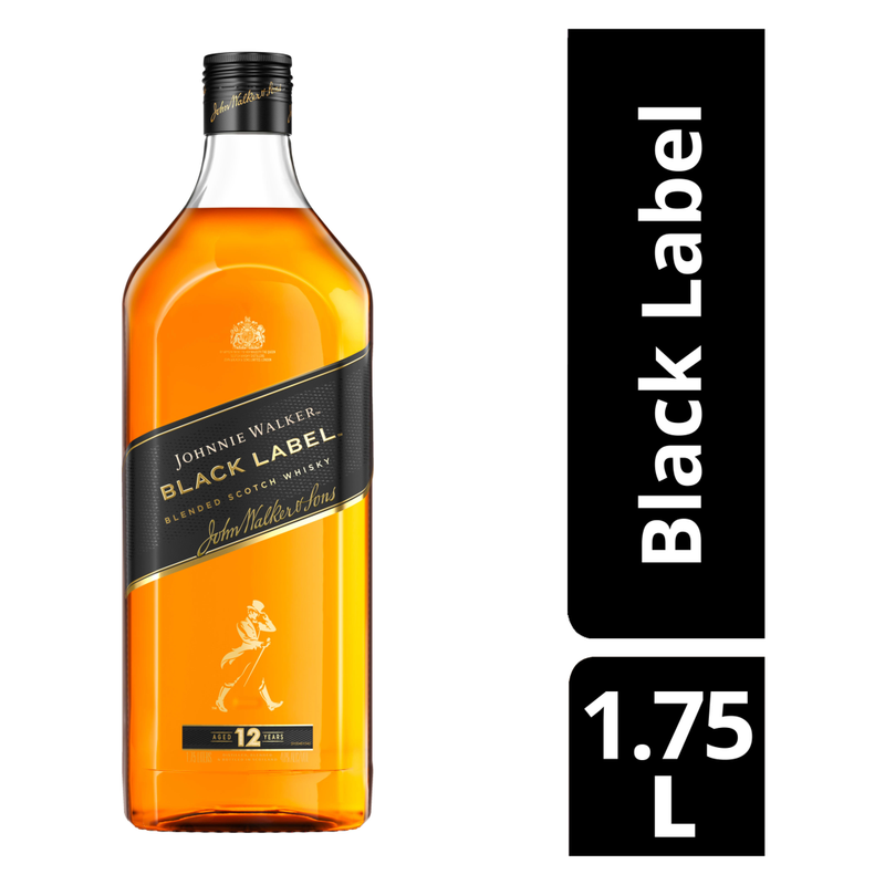 Johnnie Walker Black Label Scotch 1.75L (80 Proof) - Johnnie