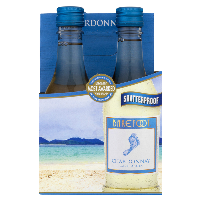 Barefoot Chardonnay 4pk 187ml