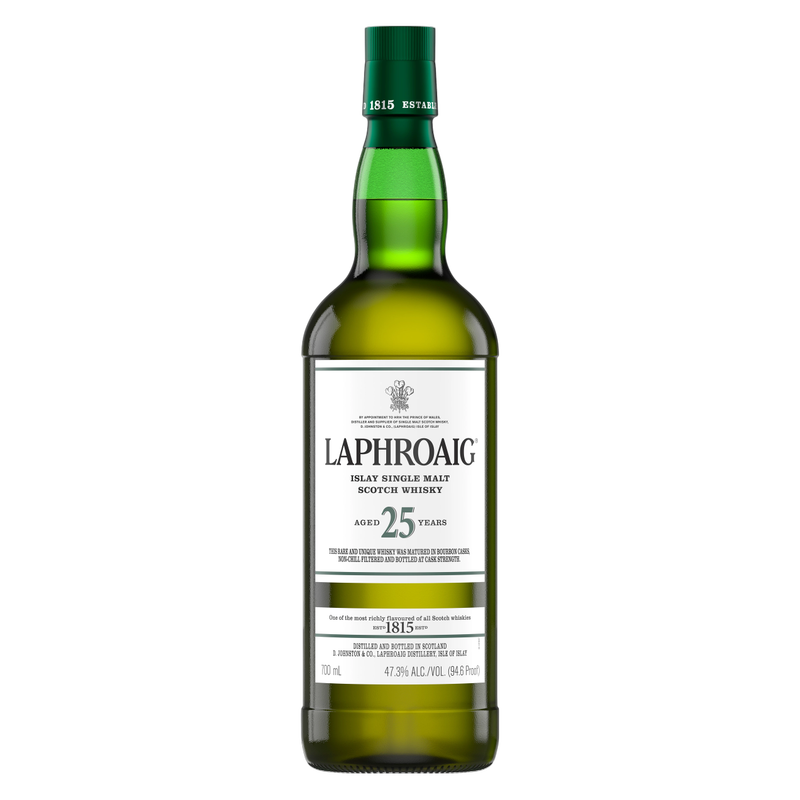 Laphroaig 25 Year Scotch 700ml Bottle - Laphroaig – BevMo!