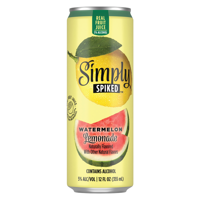 Simply Spiked Watermelon Lemonade 12oz Can 5% ABV Simply Spiked