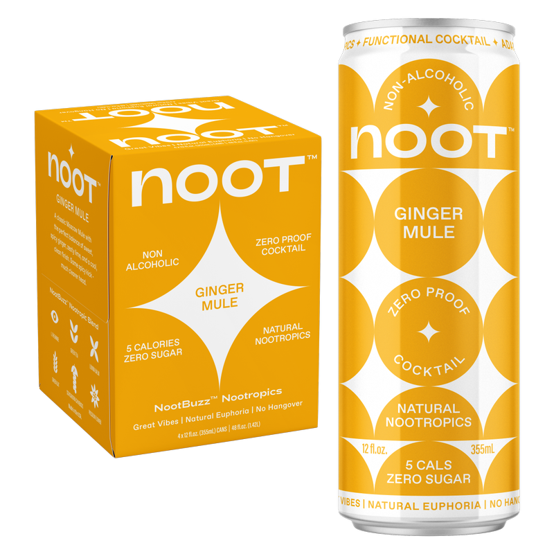 Noot Ginger Mule Non-Alcoholic Cocktail 4pk 12oz Can - Noot – BevMo!