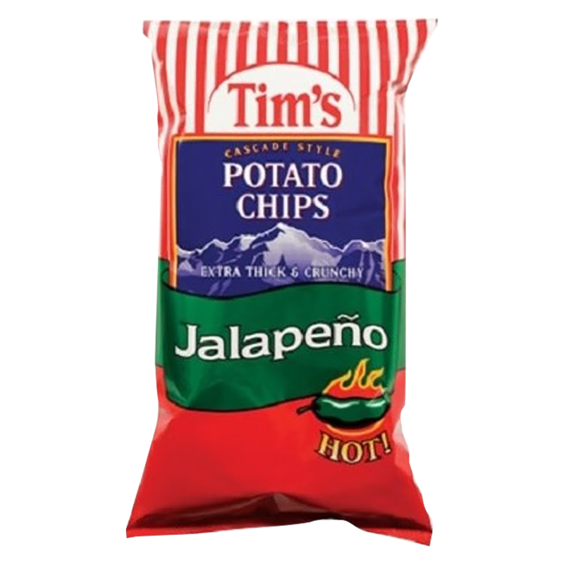 Tim's Cascade Potato Chips Jalapeno 13oz - Tim's Chips – BevMo!