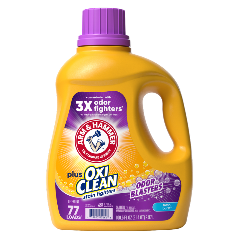 Arm & Hammer Odor Blasters タイド洗剤 Arm & Hammer Plus OxiClean Odor Blasters Fresh Burst Liquid