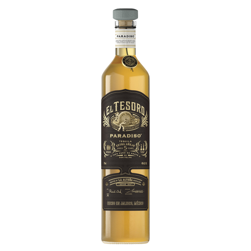 El Tesoro Extra Anejo Paradiso Tequila 750ml - El Tesoro – BevMo!