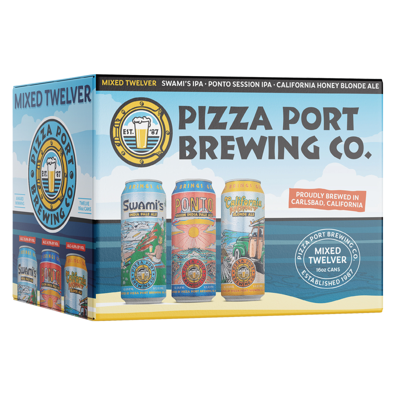 Pizza Port Brewing Hoppy Variety12pk 16oz Can