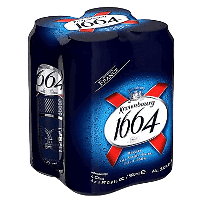 Kronenbourg 1664 4pk 16oz Can - Kronenbourg – BevMo!