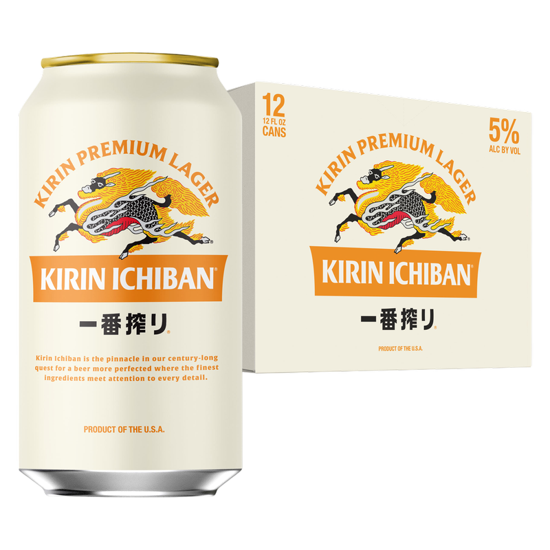 Kirin Ichiban 12pk 12oz Can - Kirin – BevMo!