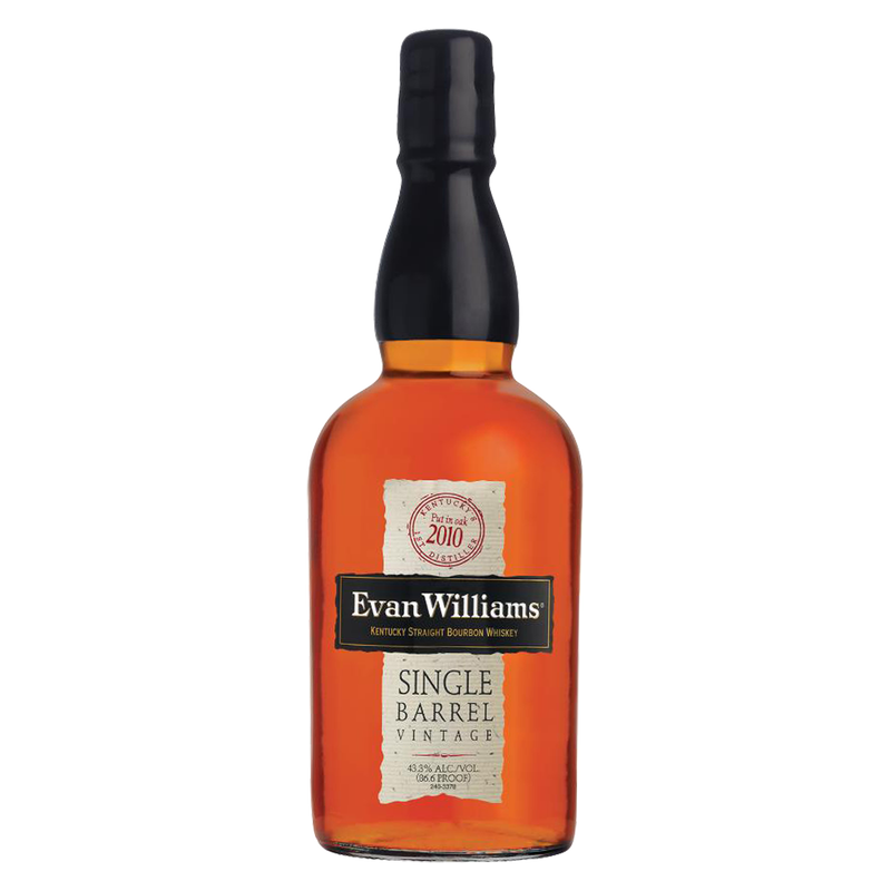 Evan Williams Single Barrel Whiskey 750ml (86.6 Proof) - BevMo
