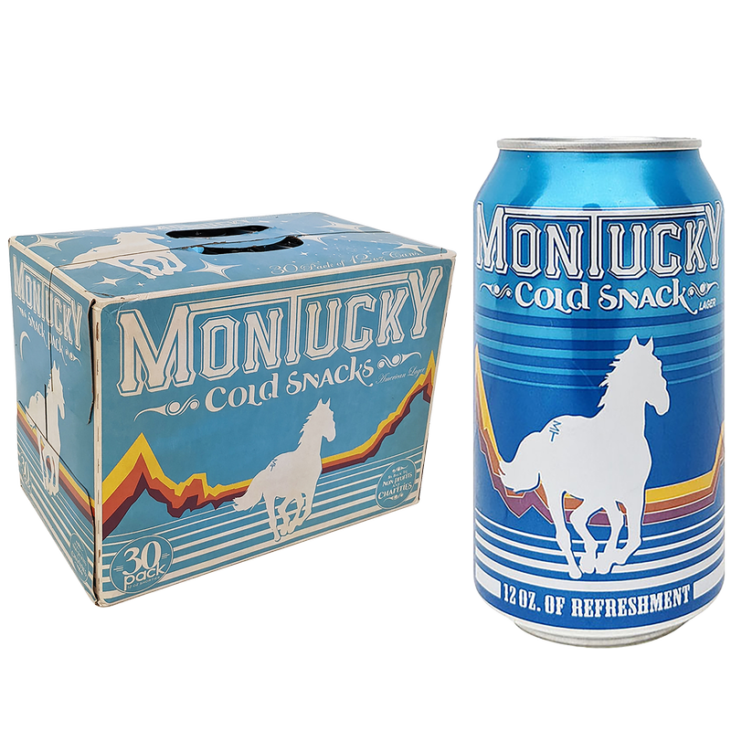 Montucky Cold Snacks 30pk 12oz Can 4.1% ABV - BevMo! – BevMo!