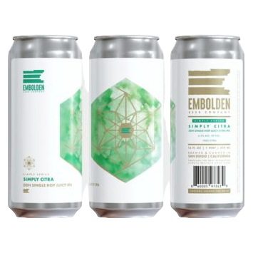 Embolden Beer Co. Simply Single Hop IPA Series 4pk 16oz