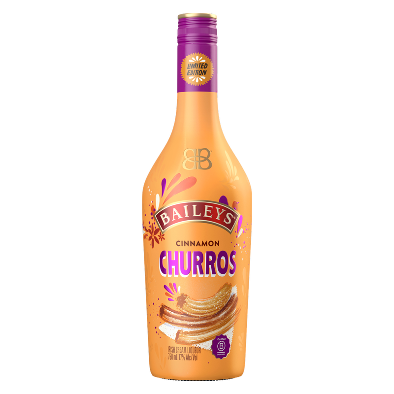 Bailey's Cinnamon Churros 750ml Bottle 17% ABV - Baileys – BevMo! Bailey's Cinnamon Churros 750ml Bottle 17% ABV - Baileys – BevMo!