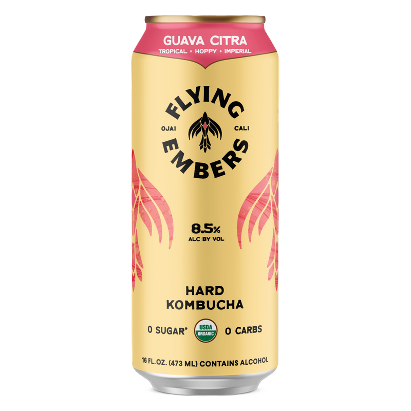 Flying Embers Guava Citra Hard Kombucha (16 OZ CAN)