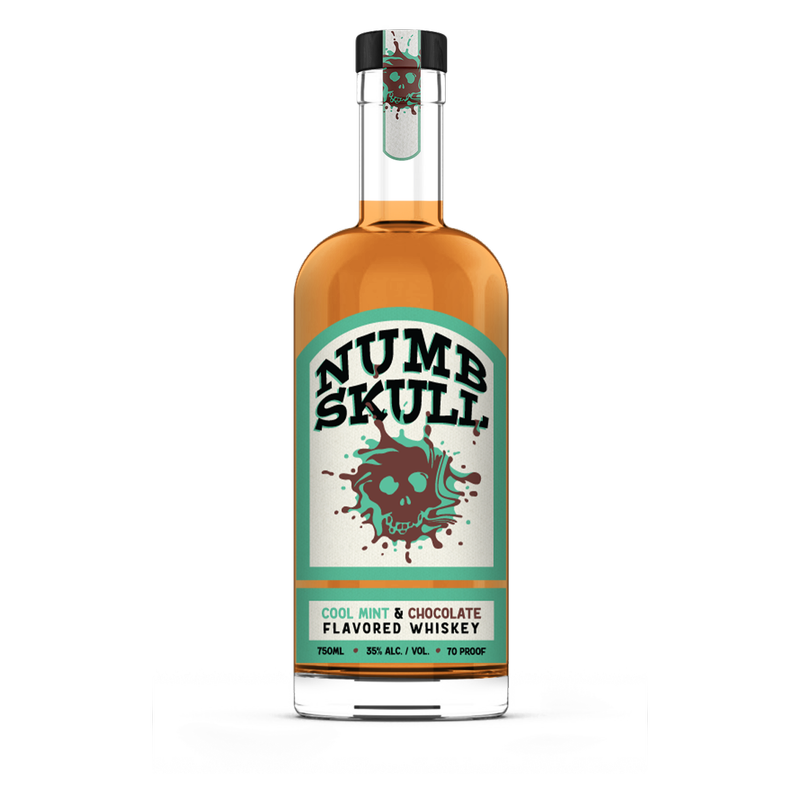 Numbskull Cool Mint & Chocolate Flavored Whiskey 750ml Bottle Numbskull Cool Mint & Chocolate Flavored Whiskey 750ml Bottle