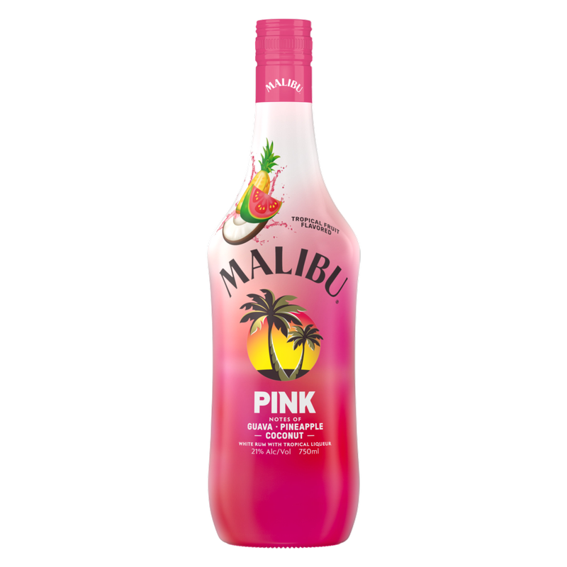 Billlie withmuu ラッキードロー　ハラム Malibu Pink Rum 750ml (42 Proof) - Malibu – BevMo!