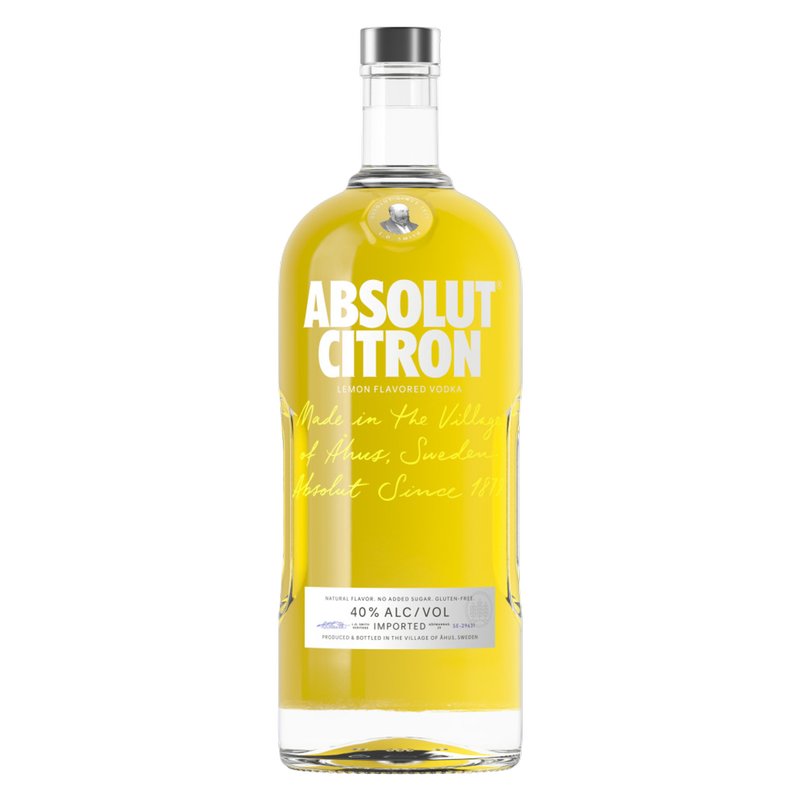 Absolut Citron Vodka 1.75L (80 Proof) - Absolut – BevMo!