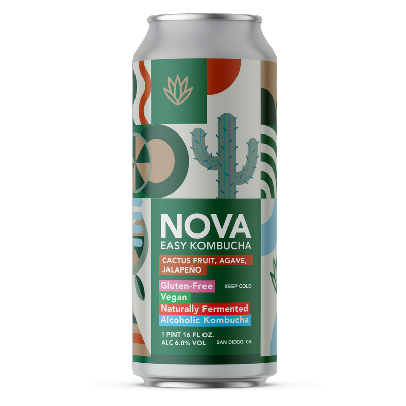 NOVA KOMBUCHA CACTUS FRUIT 16C - Nova – BevMo!