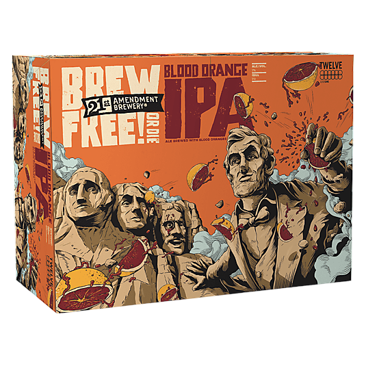 21st Amendment Blood Orange IPA 12pk 12oz Can 7.0% ABV - 21st