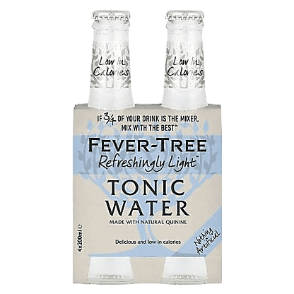 fever tree lavender tonic Fever-Tree Light Tonic Water 4pk 200ml Btl