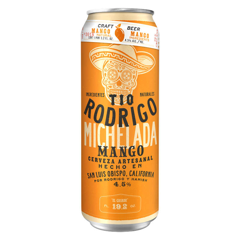 Tio Rodrigo Michelada Mango Single 19.2oz Can