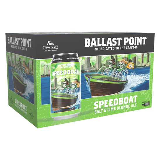 Ballast Point Speedboat Blonde Salt and Lime Blonde Ale (6PKC 12 OZ)