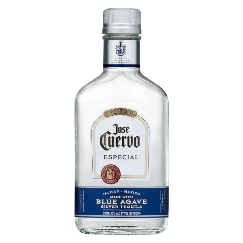 Jose Cuervo Especial Silver Tequila 200ml (80 Proof) - Jose Cuervo
