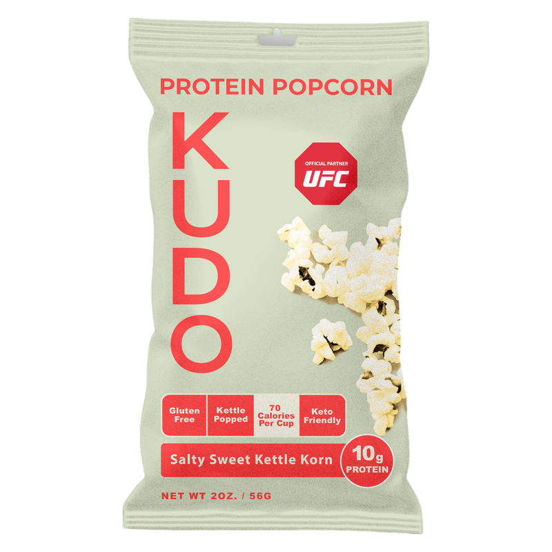 Kudo Salty Sweet Kettle Korn Protein Popcorn, 2oz - Kudo Snacks