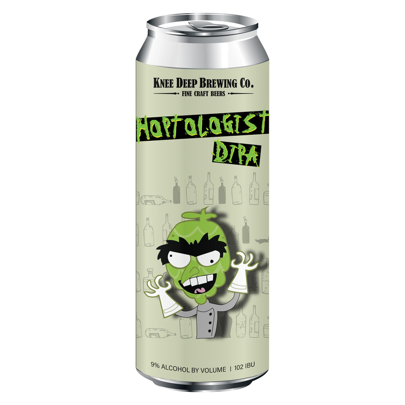 Knee Deep Brewing Hoptologist Double IPA Single 19.2oz Can - Knee