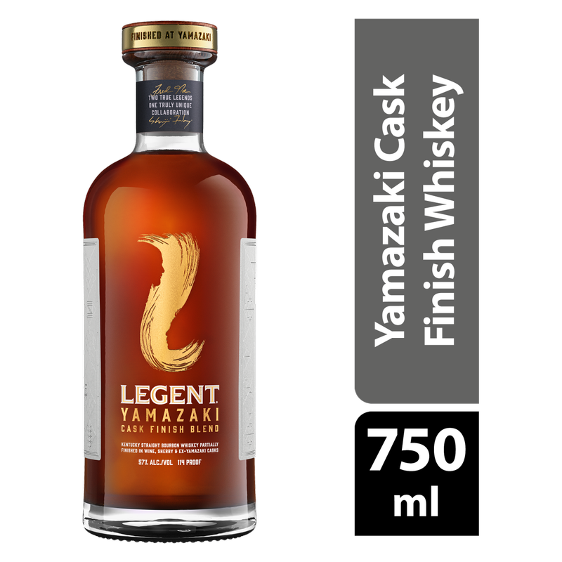 Legent Yamazaki Cask Finish Whiskey 750 ml - LEGENT – BevMo! Legent Yamazaki Cask Finish Whiskey 750 ml - LEGENT – BevMo!