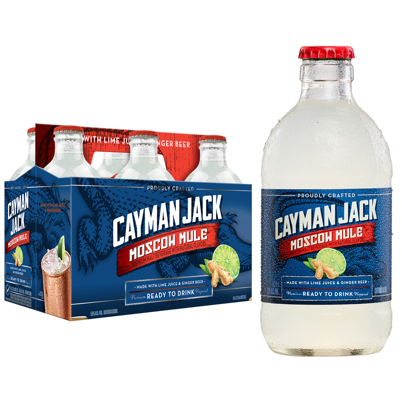 マゲマゲミーズ　H4CBH 【premium】LIQUID 1ml Cayman Jack Moscow Mule 6pk 11.2oz Btl 5.8% ABV - Cayman Jack – BevMo!