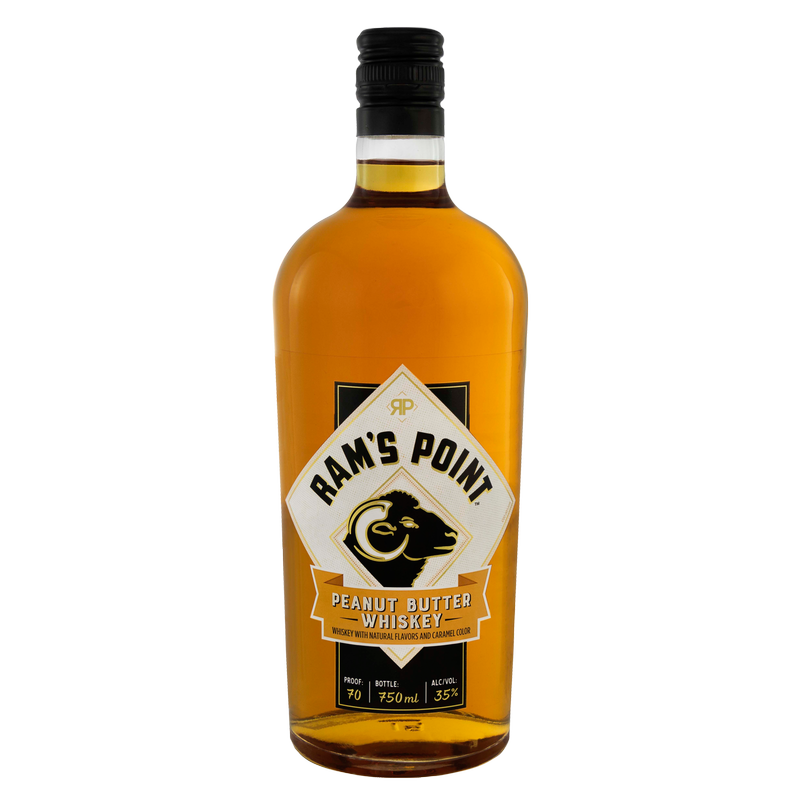 Rams Point Peanut Butter Whiskey 50ml (70 proof)