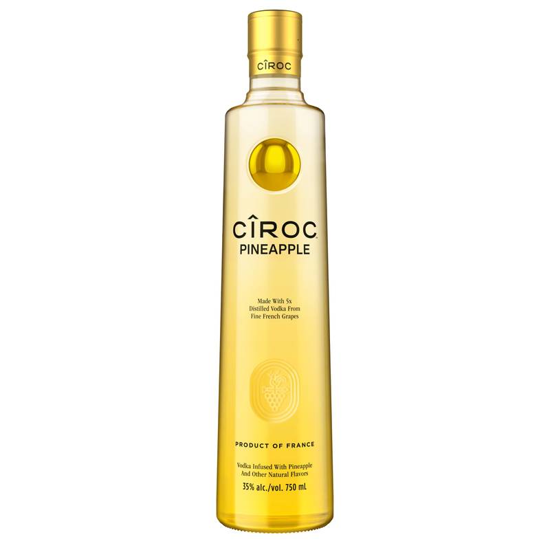 Ciroc Pineapple Vodka 750ml (70 Proof) - Ciroc – BevMo!