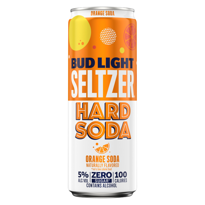 Bud Light Seltzer Hard Soda Orange Single 12oz Can 5.0% ABV