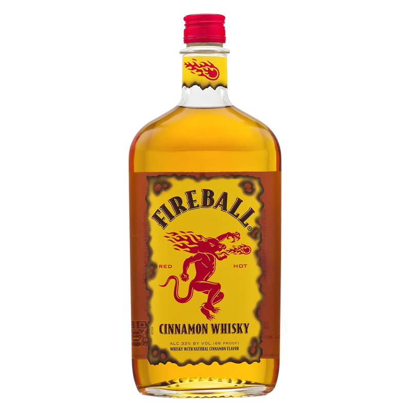 Fireball Hot Cinnamon Blended Whisky 750ml (66 proof) - Fireball