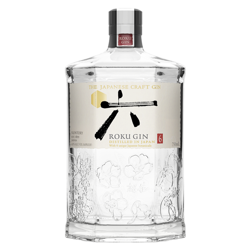 Roku Japanese Gin 750 ml (83 proof) - Suntory Roku – BevMo!