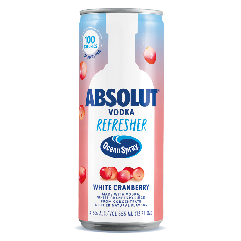 Absolut Refresher White Cranberry 12oz Can