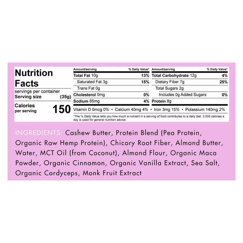 B.T.R. Bar Cinnamon Cookie Dough Energy 1.2oz