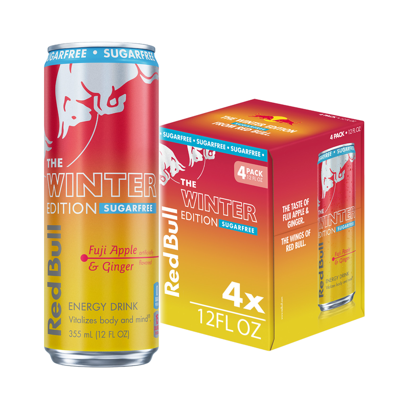 Red Bull Sugar Free Winter Edition Fuji Apple & Ginger Energy