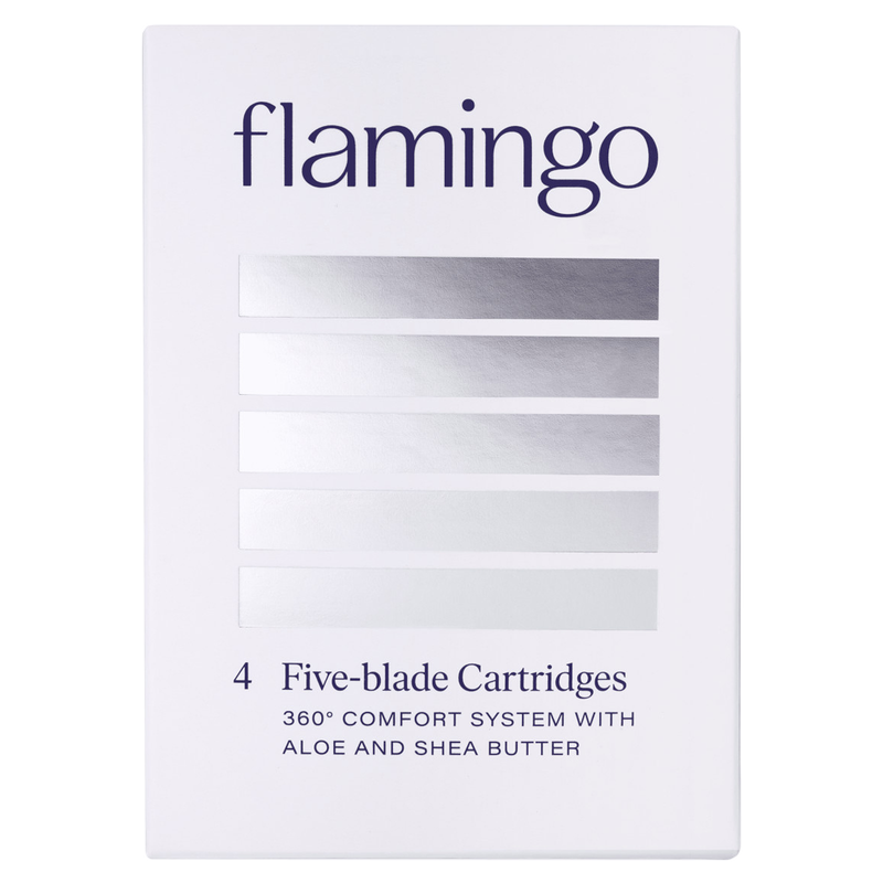 Flamingo Women's 5-Blade Razor Refill Cartridges 4ct - Flamingo
