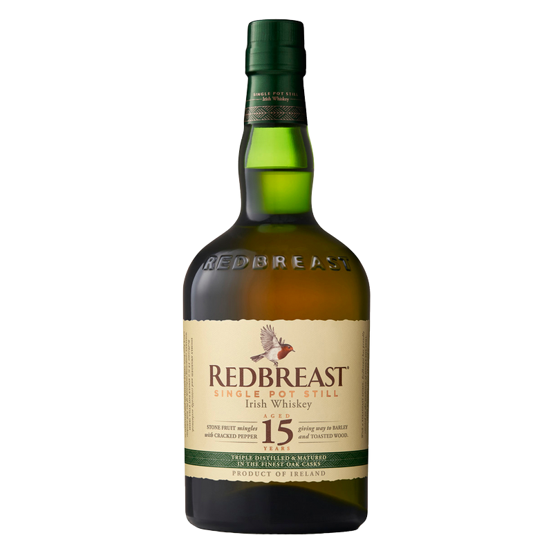 Redbreast 15 Yr Irish Whiskey 750ml - Redbreast – BevMo!