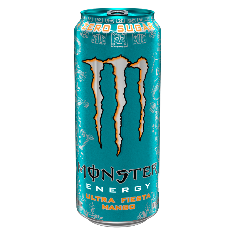 Monster Zero Ultra Fiesta Energy 16oz Can - Monster Energy – BevMo!