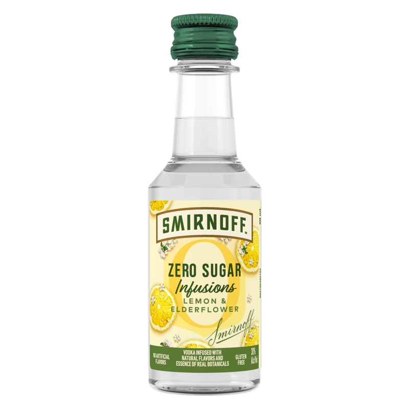 Smirnoff Zero Sugar Lemon & Elderflower 50ml