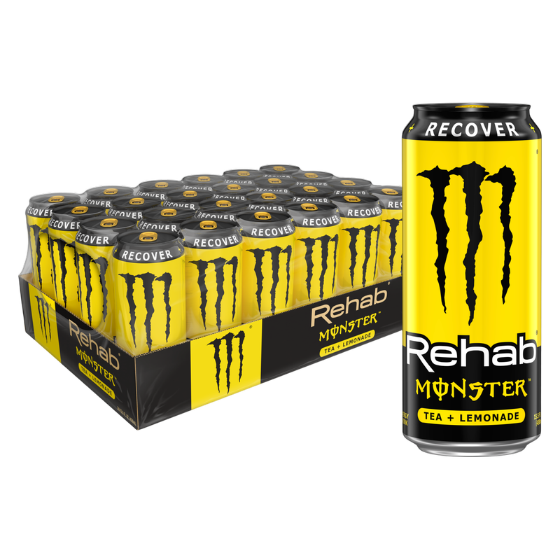 Monster Rehab Iced Tea Energy Drink, Lemonade