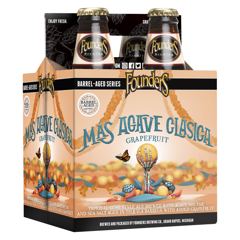 Founders Brewing Mas Agave Grapefruit Gose 4pk 12oz Btl